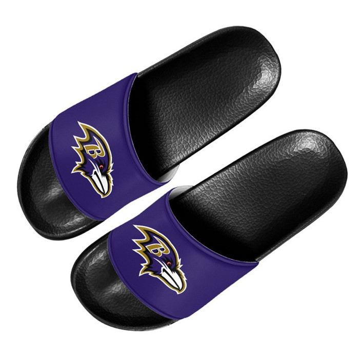 Men's Baltimore Ravens Flip Flops 002